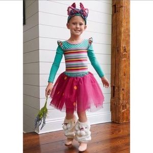 Matilda Jane Oh Deer Child Costume Small (2-4) Antler Tutu skirt leg warmers